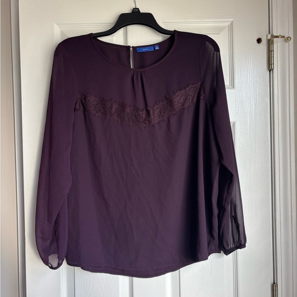 Apt. 9 Tops - Apt. 9 Deep Purple Women's Blouse